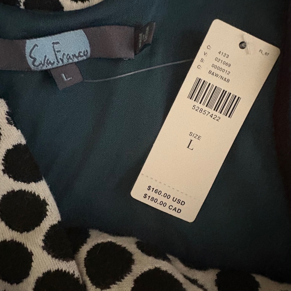 NEW EVA FRANCO jumpsuit Large NWT - Picture 5 of 8